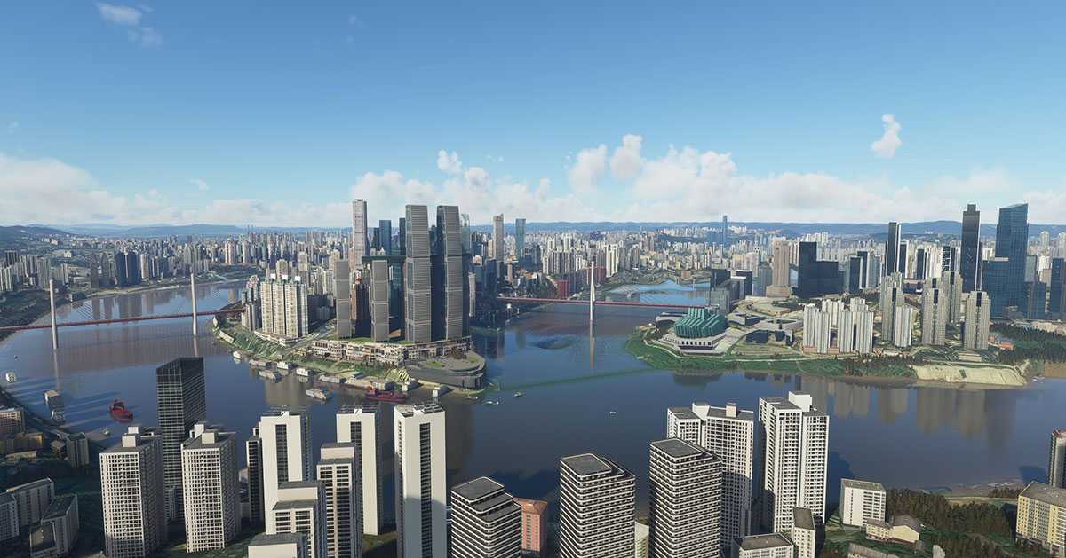 SamScene3D 重慶魔幻之都8D發布！MSFS2020