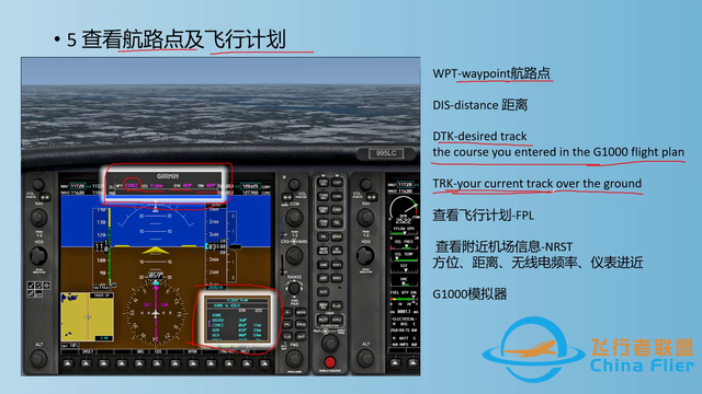 11.9 G1000之查看航路點(diǎn)及飛行計(jì)劃 #模擬飛行-2002